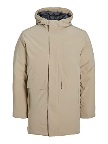 Jack & Jones Men's JPRBLATIGER SN Parka, Weathered Teak, S von JACK & JONES