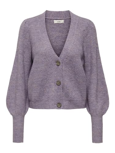 JdY Damen JDYDREA L/S Short Cardigan KNT NOOS Strickpullover, Lavender Gray, M von JdY