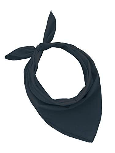 Bandanas aus 100% Baumwolle für Damen Herren Kinder Unisex mit Paisley-Muster Kopftuch Kopfbandanas Kopftuch Halsbandanas Kopftuch COD.644, Bambus Dunkelblau, Tagli Unico von JOPHY & CO.