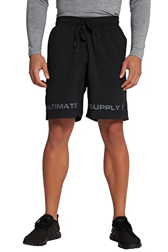 JP 1880 Herren Active-Shorts, Funktion, Print Hose, schwarz, XL von JP 1880