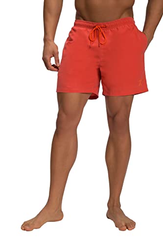 JP 1880 Herren Jay-PI Badeshorts, Beachwear, Elastikbund, Vintage Look Badehose, knallorange, XXL von JP 1880