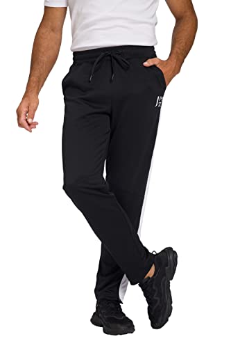 JP 1880 Herren Jay-PI Trainingshose, Elastikbund, Seitenstreifen, bis 8XL Hose, schwarz, XXL von JP 1880