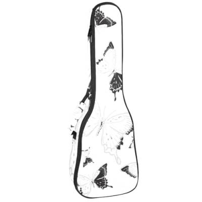 JRHEJTFZ Wasserdichte Ukulelentasche aus Oxford-Stoff – langlebige und stilvolle Tasche für Ukulelen | hochwertiger leichter Schutz Rock Woman, Mehrfarbig4, 25.9x9x3.1in/66x23x8cm, Modern von JRHEJTFZ