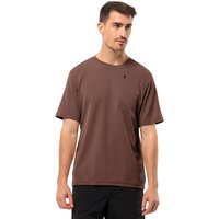 Jack Wolfskin Bike Commute T-Shirt Men Funktionsshirt Herren M braun dark rust von Jack Wolfskin