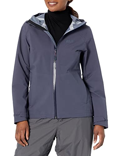 Jack Wolfskin Damen Highest Peak Funktionsjacke, Graphite, XXL von Jack Wolfskin