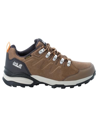 Jack Wolfskin Damen Refugio Texapore Low W, Brown / Apricot, 40 EU von Jack Wolfskin