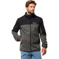 Jack Wolfskin Feldberg Hoody Men Softshelljacke Herren S grau slate von Jack Wolfskin