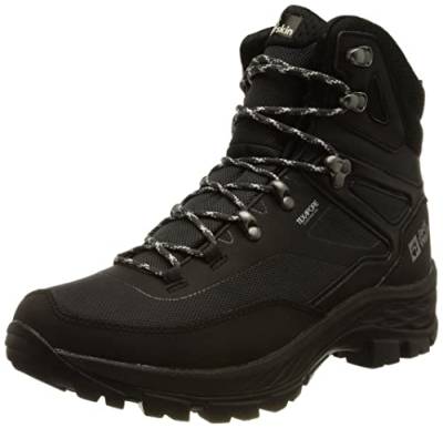 Jack Wolfskin Herren Rebellion Guide Texapore Mid M, Black, 48 EU von Jack Wolfskin