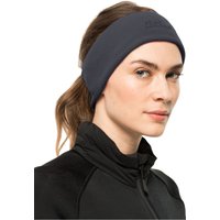 Jack Wolfskin Real Stuff Headband Stirnband one size ebony ebony von Jack Wolfskin