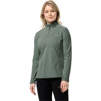 Jack Wolfskin Taunus HZ Women Fleecepullover Damen XXL hedge green hedge green von Jack Wolfskin