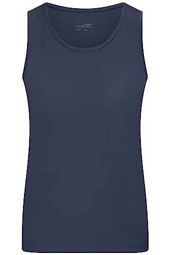 James & Nicholson Damen Funktions-Tanktop - Leicht-tailliertes und Funktionelles Top für Sport und Freizeit | Farbe: Navy | Grösse: XL von James & Nicholson