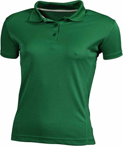 James & Nicholson Damen Ladies´ Polo Hight Performance Poloshirt, Grün (Frog), 34 (Herstellergröße: S) von James & Nicholson