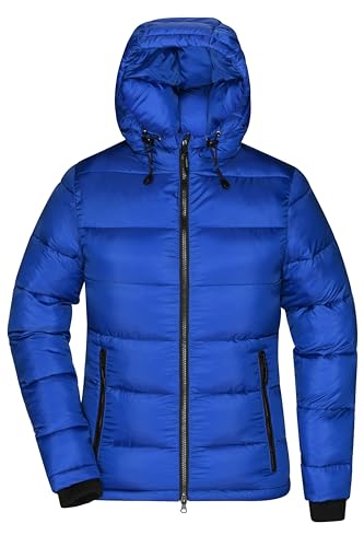 James & Nicholson Damen Winter Steppjacke Sorona® - Modische Winterjacke mit Steppung und atmungsaktiver DuPont™ Sorona® Wattierung | Farbe: electric-blue/nautic | Grösse: M von James & Nicholson