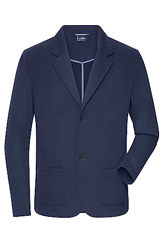 James & Nicholson Herren Business Blazer - Klassischer Sweatblazer in angenehmer French-Terry Qualität | Farbe: Navy | Grösse: S von James & Nicholson