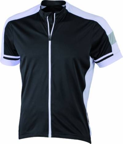 James & Nicholson Herren Sport Top Radtrikots Bike-T Full Zip schwarz (black) Medium von James & Nicholson