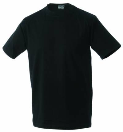 James & Nicholson Jungen Junior Basic Rundhals T-Shirt, Schwarz (Black), Large (Herstellergröße: L (134/140)) von James & Nicholson