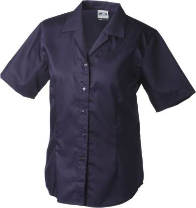 James & Nicholson Kurzarmbluse Pflegeleichte Damen Bluse mit Easy Care Ausrüstung JN609 von James & Nicholson