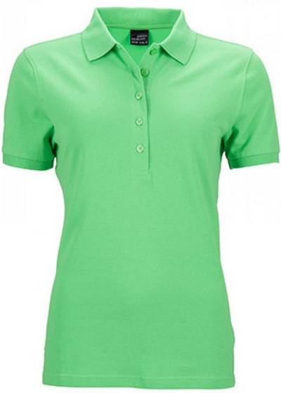 James & Nicholson Poloshirt Damen Elastic Polo Piqué / Taillierter Schnitt von James & Nicholson