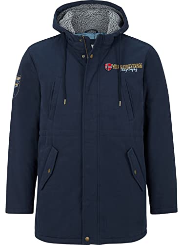 Jan Vanderstorm Herren Parka Irmfried dunkelblau 3XL (XXXL) - 66 von Jan Vanderstorm