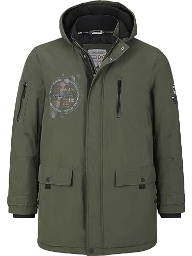 Jan Vanderstorm Herren Parka Randwing dunkelgrün 3XL (XXXL) - 64 von Jan Vanderstorm