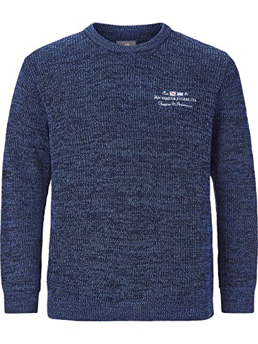 Jan Vanderstorm Herren Pullover Beetu Gestricktes Casual Oberteil blau XL - 56/58 von Jan Vanderstorm