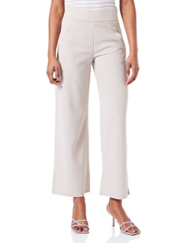 JDY Damen JDYLOUISVILLE Catia Wide Pant JRS NOOS Hose, Chateau Gray, L/32 von JdY