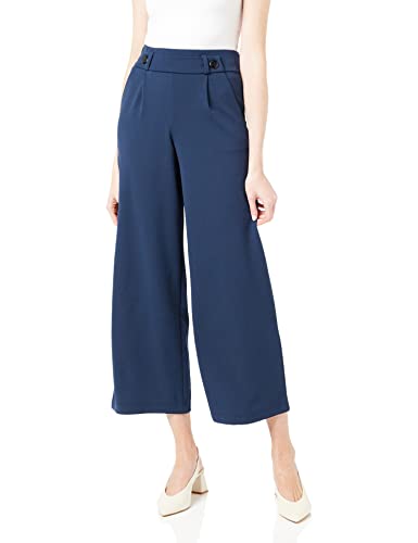 JdY Damen Jdygeggo New Long Pant JRS Noos Hose, Black Iris/Detail:Black Buttons, XXL / 32L EU von JdY