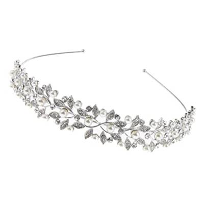 Jojomis Wunderschönes Haarband mit Kristallperlen, für Mädchen, Frauen, Hochzeit, Brautschmuck von Jojomis