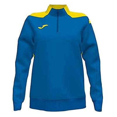 Joma Damen 901268.709.2XS Sweatshirt, Royal-Gelb, Estándar von Joma