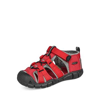 KEEN, Unisex Kinder Seacamp 2 CNX Sandalen , Racing Red Gargoyle , 22 EU von KEEN