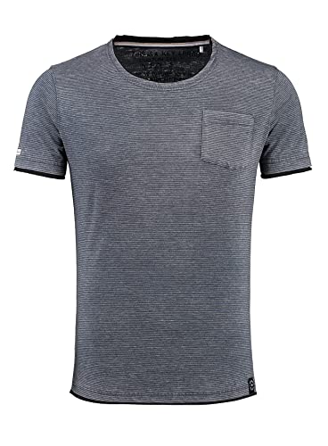 KEY LARGO Herren MT Karl-Heinz Round T-Shirt, Atlantic Blue (1211), L von KEY LARGO