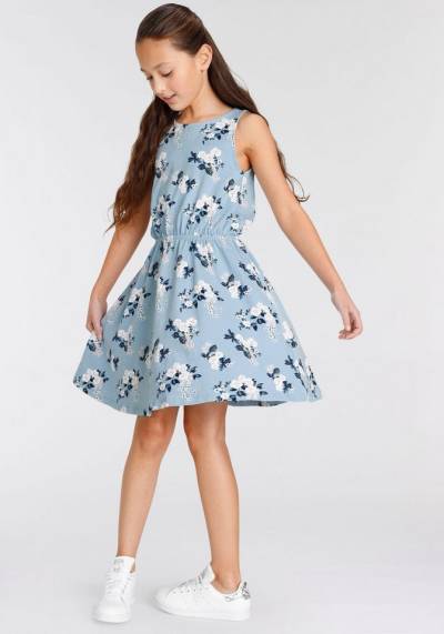 KIDSWORLD Trägerkleid mit Blumen bedruckt von KIDSWORLD