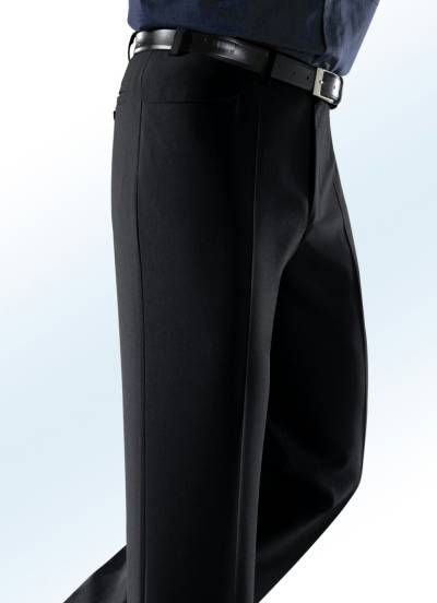 „Klaus Modelle“-Hose mit Seitentaschen, Schwarz, Größe 25 von KLAUS MODELLE