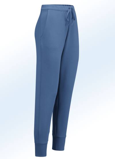 Jerseyhose im stadttauglichen Joggpant-Style, Jeansblau, Größe 50 von KLAUS MODELLE