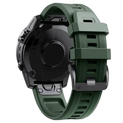 KOSSMA 22 x 26 mm Silikon-Uhrenarmband für Garmin Fenix 7X 7 6X 6 Pro 5 5X Epix Smart Watch Easyfit Armband, 26mm Descent Mk1 MK2, Achat von KOSSMA