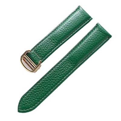 KOSSMA Uhrenarmband für Cartier Tank Solo Herren Damen Faltschließe Uhrenarmband echtes Leder weiches Uhrenarmband Gürtel 20 mm 22 mm 23 mm, 20 mm, Achat von KOSSMA