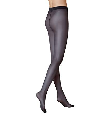 KUNERT Damen Strumpfhose Satin Look 20 transparent glänzend 20 DEN Marine 0880 42/44 von KUNERT