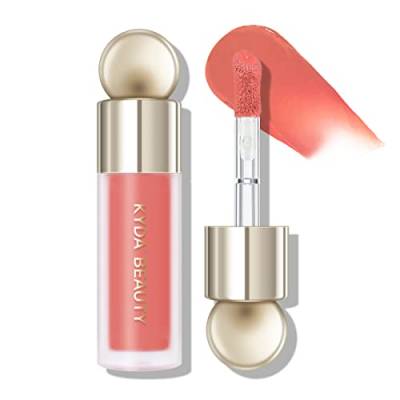 KYDA Cheeks Liquid Blush, Dewy Finish Cream Blush, Natural Looking, Lightweight Breathable, Matte Liquid Blush Makeup, Silky Smooth Creamy Formula,Highly Pigmented,Long-wearing,Perfectly onto Skin von KYDA