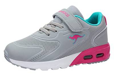 KangaROOS Damen KX-Giga EV Sneaker, Vapor Grey/Daisy pink, 37 EU von KangaROOS