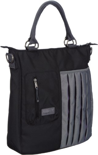 KangaROOS SALLA Tote B0273 Damen Shopper 35x40x10 cm (B x H x T), Schwarz (black 500 500) von KangaROOS