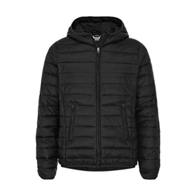 Kappa Gesteppte und wattierte Herrenjacke, aus Navetta-Nylon. Regular Fit. (Schwarz, M) von Kappa