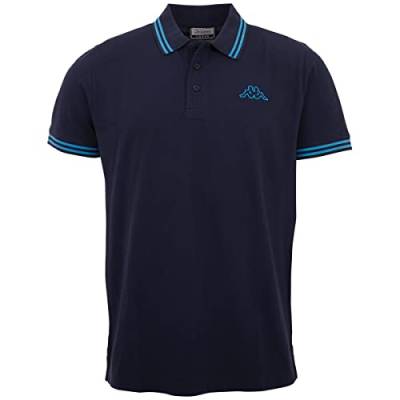 Kappa Herren Kurzarm Poloshirt STYLECODE: 709361 Aleot Men Poloshirt I Dress Blues I S von Kappa