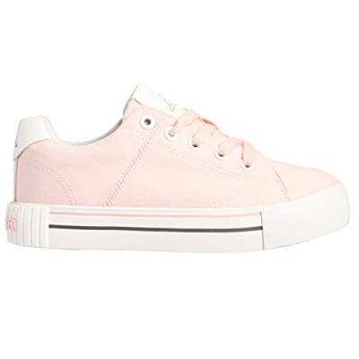 Kappa Tudy Lace Leinwand Sneaker, rosa/weiß, 34 EU von Kappa