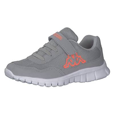 Kappa Kinder Sneaker Follow K 260604K L'Grey/Orange 26 von Kappa