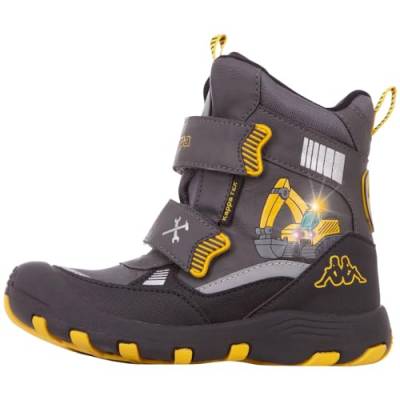 Kappa Unisex Kinder Road Tex Klassische Stiefel, 1640 Grey Yellow ,30 EU von Kappa