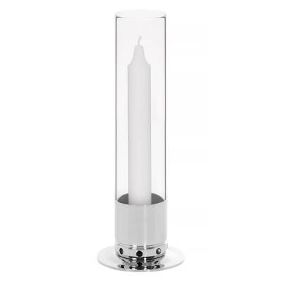 Kattvik Design - Windlicht mit Edelstahl- oder Messingfuß - edler Kerzenständer von Kattvik Design