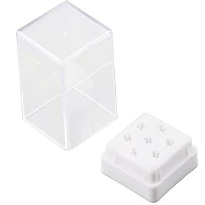 Kcabrtet 7 Löcher Nail Art Tool Organizer Box Container Nagelbohrköpfe Bits Halter Für Nagelschleifköpfe Display Für Haushalt Und Nagelstudio von Kcabrtet