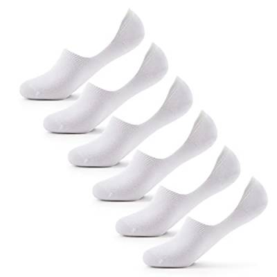 Keds Damen Sneakersocken, niedrig geschnitten, Liner-Socken, Weiß (6 Paar), Einheitsgröße von Keds