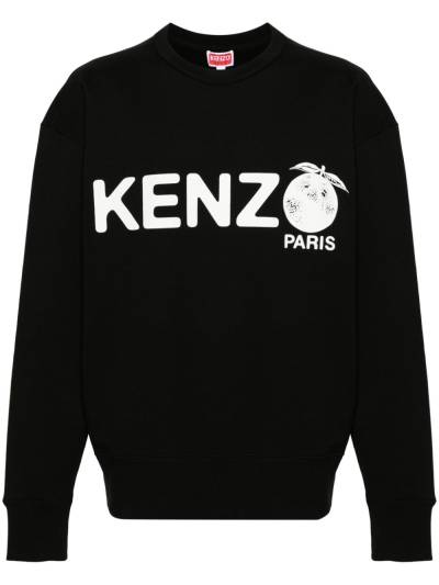 Kenzo Orange Sweatshirt aus Baumwolle - Schwarz von Kenzo