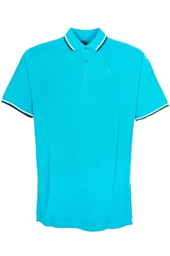 Kitaro Poloshirt Polo Shirt Hemd Herren Kurzarm Baumwolle Piqué Extra Lang Tall, Farbe:mintgrün, Herrengrößen:3XT von Kitaro